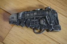 Vintage 1978 Bergamot Brass Works Steam Train Belt Buckle Made in USA