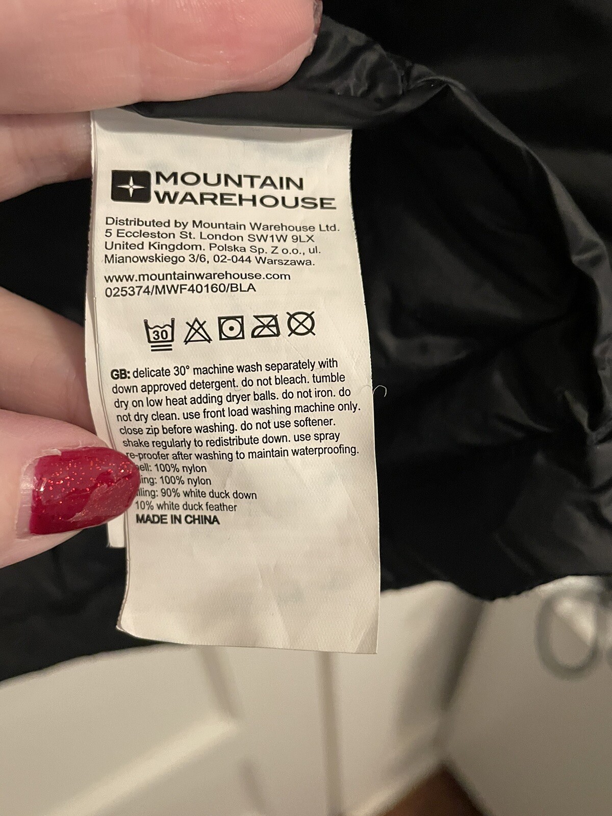 Mountain Warehouse Black Packable Featherweight D… - image 6