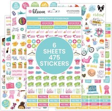 bloom daily planners Productivity Stickers - Sticker Pack