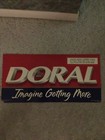 Combo Salem & Doral Cigarette Advertising Placard, 12” L X 24” W, VG — photo 4