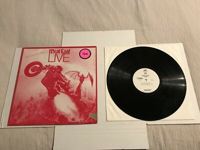 MEATLOAF-LIVE-*1978 WHITE LABEL PROMO* RADIO STATION PLAY, Vinyl Record LP RARE