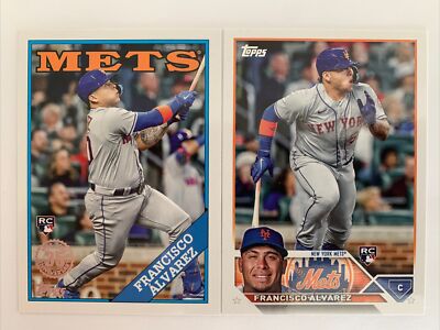 (2) 2023 TOPPS SERIES 2 35TH ANNIVERSARY FRANCISCO ALVAREZ RC #2T88-40 + Base RC