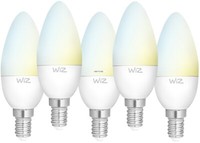 5Er Pack Wiz G2 Whites Candle E14 Smart Led Dimmbar, 2700K-6500K, Lm430, App & V