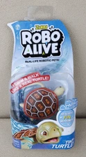 Zuro Robo Alive Real Life Robotic Pet Water Activated Swims Tiny Turtle SEALED