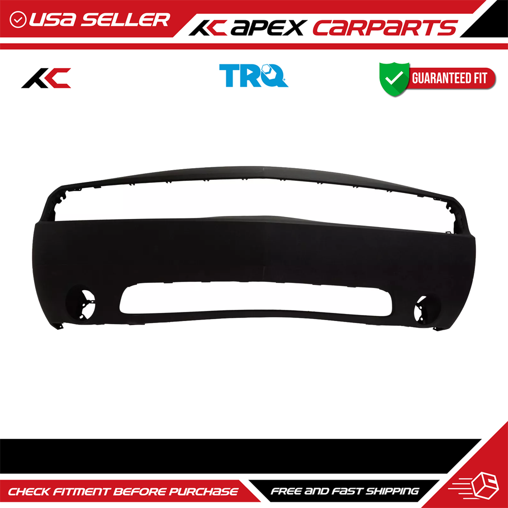 2011-2014 Dodge Challenger Primed Front Bumper Cover CH1000994
