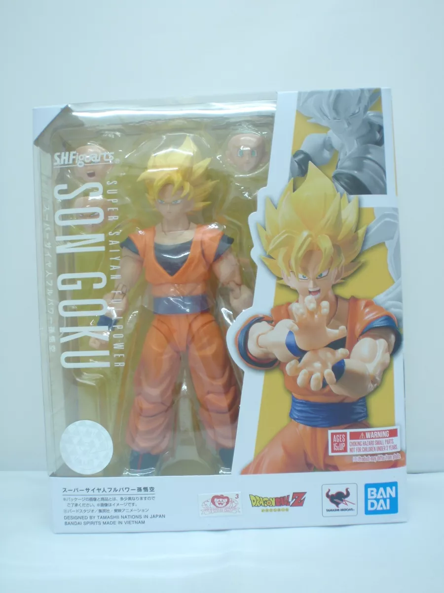  Tamashi Nations - Dragon Ball Z - Super Saiyan Full Power Son  Goku,Bandai Spirits S.H.Figuarts : Toys & Games