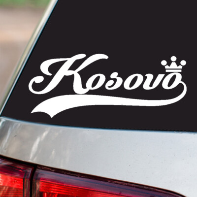 Kosovo Pride Straßenschild – 8 X 30 Cm, Aluminium, Wetterfest – Wanddekoration & Geschenk Für Kosovo-Fans