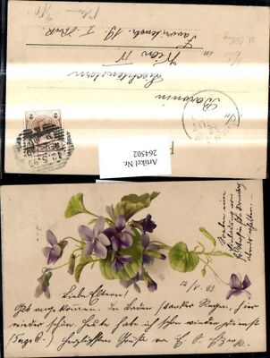 264502,Künstler Ak Meissner & Buch 1026 M. Billing Veilchengrüße Veilchen Blumen