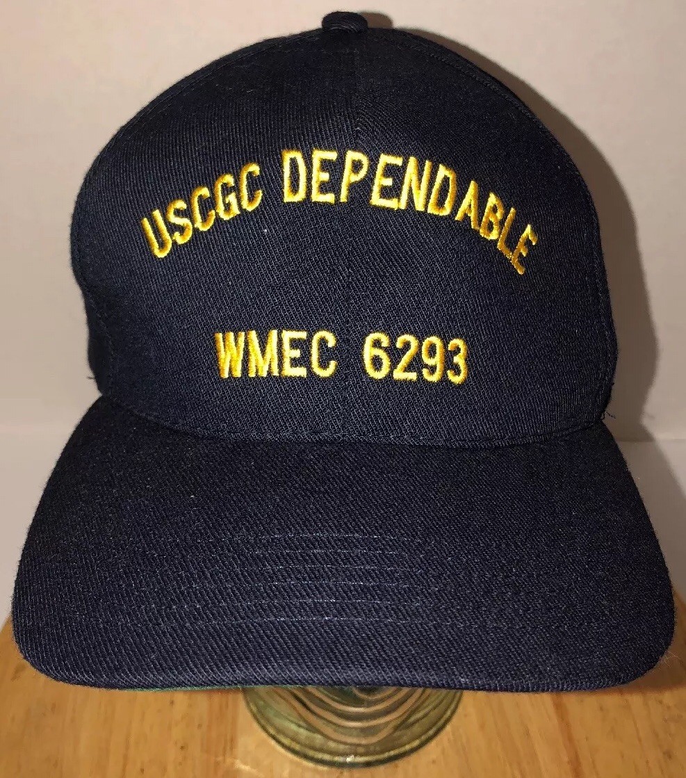 Vintage USCGC DEPENDABLE WMEC 6293 90s USA Hat Cap Snapback