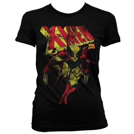 Ausverkauf - Offiziell Lizenziert Marvel Comics - X-Men Distressed Damen T-Shirt - Bild 1 von 1