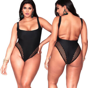 plus size one piece swim