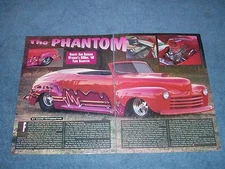 1946 Ford Custom Pro Street Roadster Article "The Phantom" 
