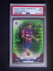 2023-24 Topps Chrome UEFA Lamine Yamal #64 RC Rookie Neon Green Wave /399 PSA 9