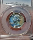 1962 Toned Washington Quarter Proof PCGS PR 67 PF Toning Silver Coin