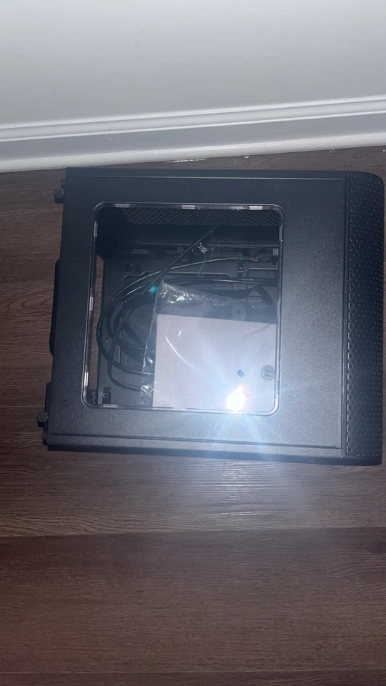 Thermaltake Core V1 SPCC Mini ITX Cube Computer Chassis - Black - Image 2 of 3