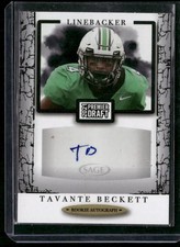 2021 SAGE Premier Draft #A22 Tavante Beckett Autographs Black