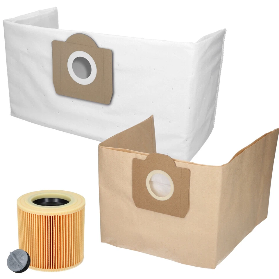 MCFILTER Staubsaugerbeutel +/- Filter für Kärcher WD 3 P Premium 6.959-130.0 6.414-552.0