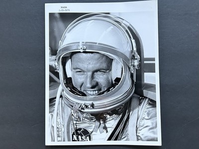 1963 NASA Astronaut L. Gordon Cooper, Jr., Weight & Balance Pre-Test Photograph