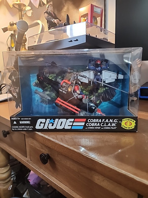 Hasbro 2008 G.I. Joe Cobra F.A.N.G. & C.L.A.W with Viper Pilot #1 New Sealed