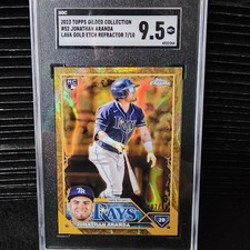 2023 Topps Gilded Collection - Jonathan Aranda #52 Lava Gold /10 SGC 9.5