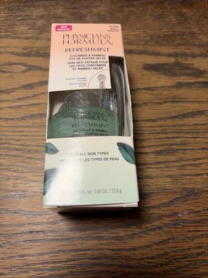 Physicians Formula Refreshmint Cucumber & Bamboo Eye De-Puffer Gelee NEW