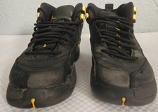 Boy's Jordan 12 Retro Mid Black Taxi Shoes US Size 4Y Boy's Jordan Shoes