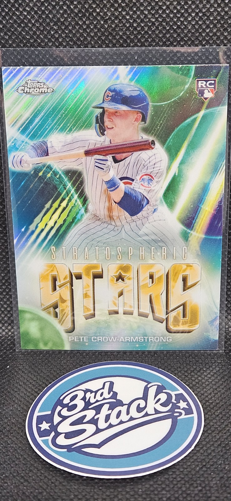 Topps 2024 Chrome Update Stratospheric Stars #SSC-34 Pete Crow-Armstrong Cubs