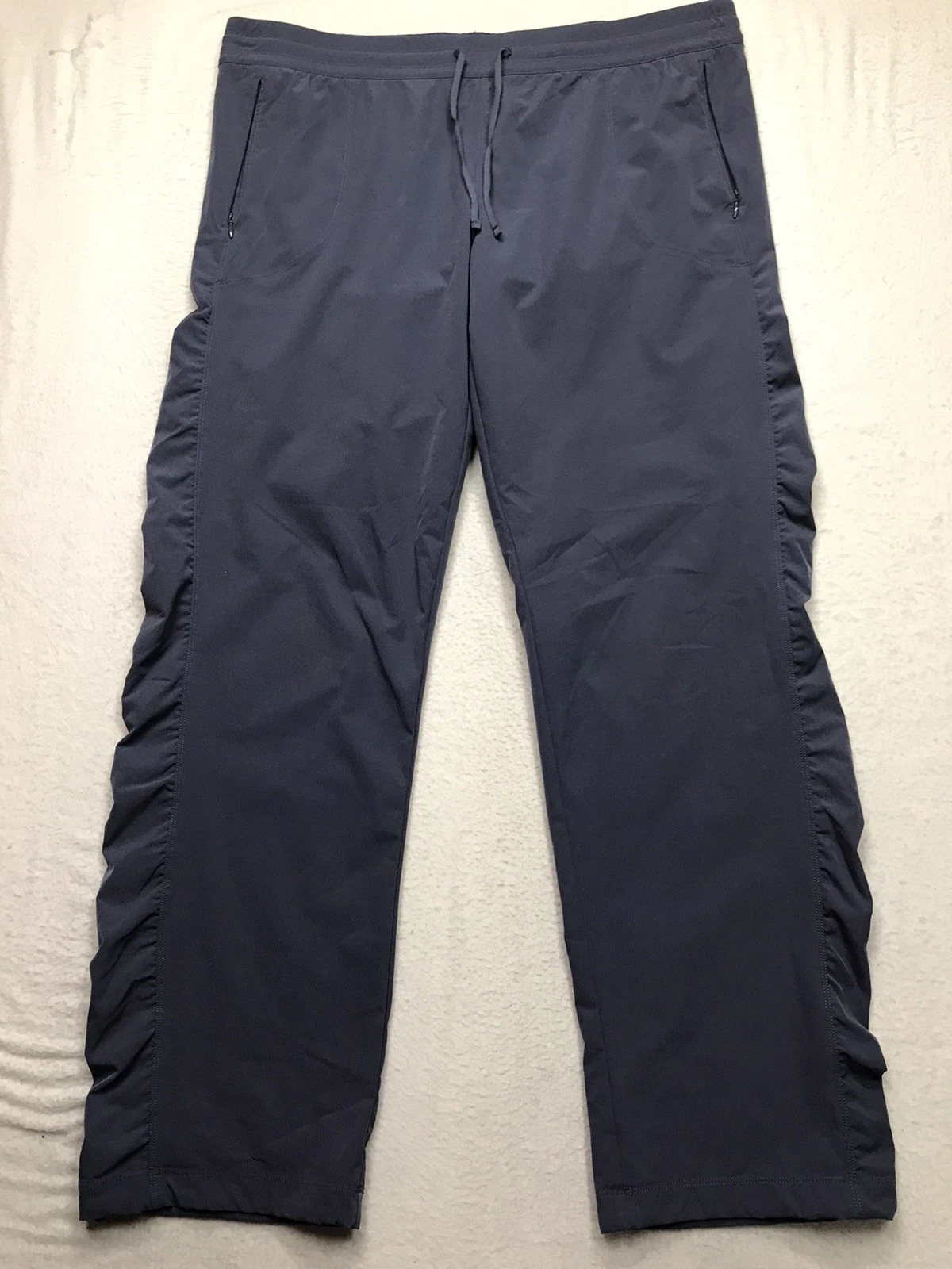 KUHL Pant Women XL Reg(38x31) Gray Softshell Drawstring Waist Cuff Hiking Jogger