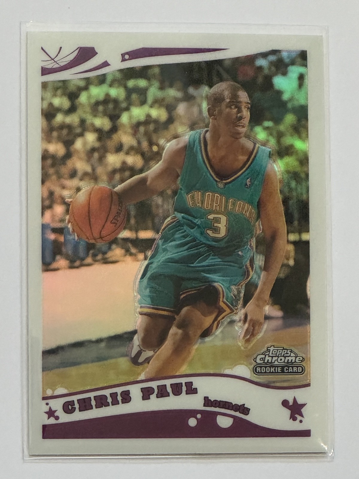 CHRIS PAUL 05-06 TOPPS CHROME ROOKIE REFRACTOR RC #/999