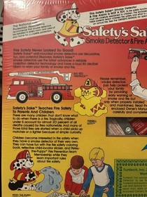 vintage 1989 Funtech Safety's Sake Dalmation Smoke Detector and Fire Alarm