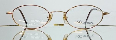 Originale KC. OPTICAL Eyeglasses 117 COL. 1A GOLD New 48-20-140 Titanium Japan