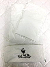 Ultra percale Duvet Cover Set, White in Queen 100 Egyptian Cotton-Final sale