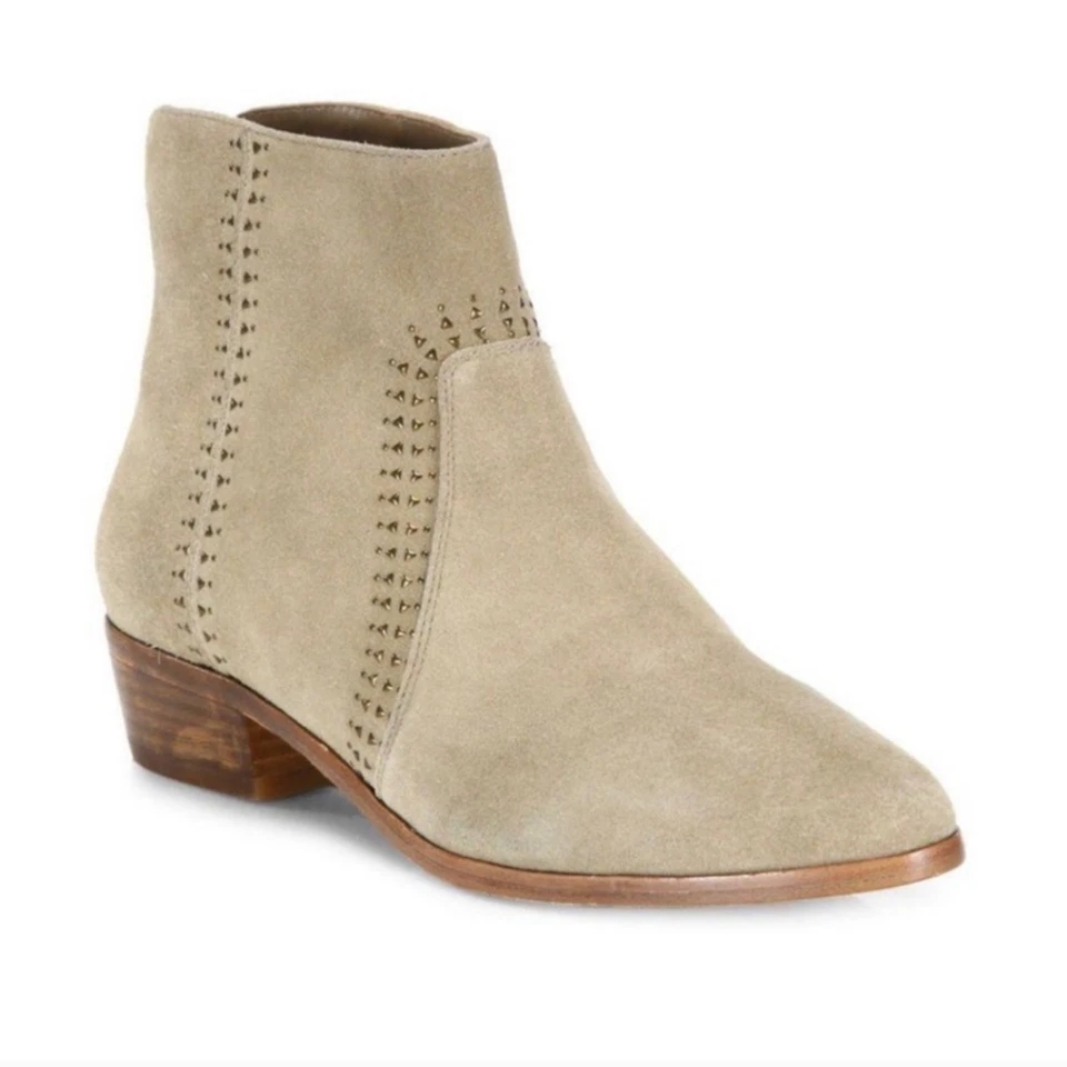 Joie Lucy Studded Ankle Boots in Cement size 38 US 8 - Image 2 of 4