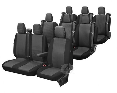 Sitzbezüge HERO Passgenau passend für Opel Vivaro B ab 2014 bis 2019