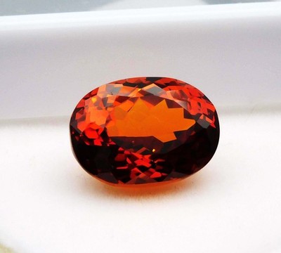 14.30 Ct Natural Brown Sapphire Oval Cut Certified Loose Gemstone Quality AAAA+
