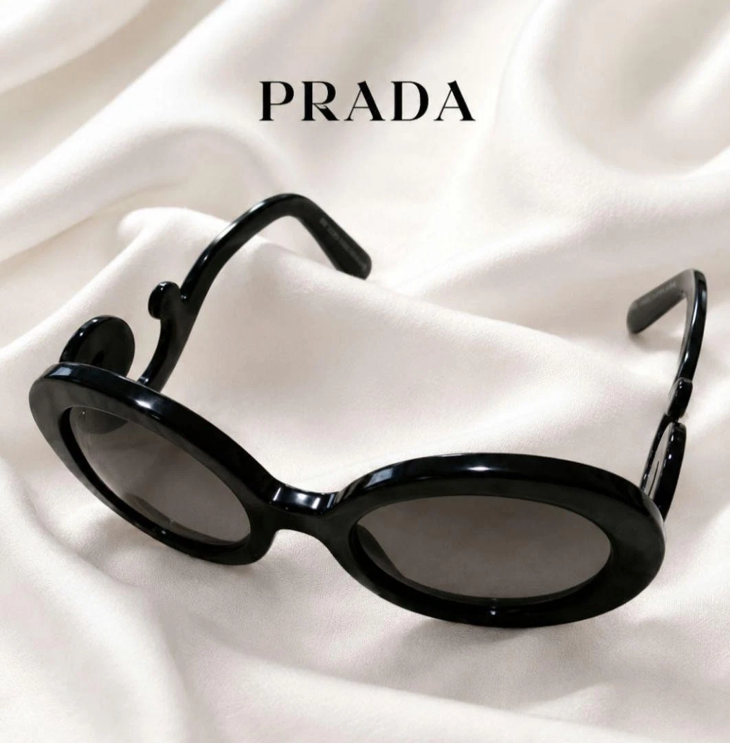 激レア 廃盤 PRADA sunglasses バロック BLACK hyde Prada Baroque Sunglasses for sale - eBay