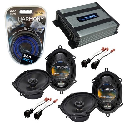 Ford Explorer 2006-2010 Factory Speaker Upgrade Harmony (2) R68 & HA-A400.4 Amp