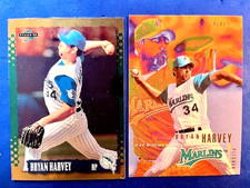 Bryan Harvey 1995 Score Gold Rush & 1995 Fleer Baseball - Marlins