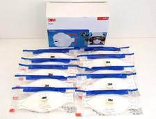 10x 3M Aura 9332+ FFP3 Valved Disposable Respirator Face Dust Masks Exp:2025
