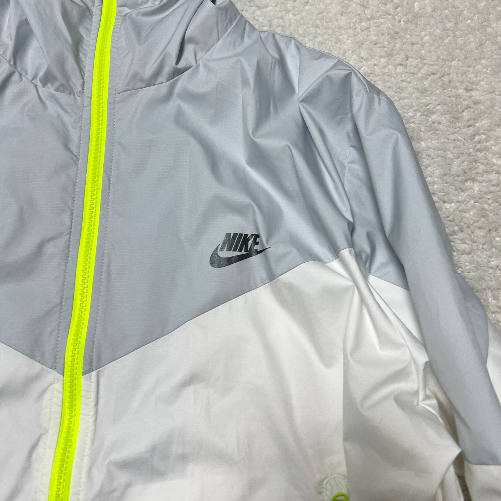 Nike Jacket Men Extra Large White Windrunner Ligh… - image 8