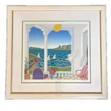 Thomas McKnight "Cape Ann" Signed Serigraph Framed