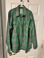 DIXXON Flannel 'The Auld Pub' Green XXL Limited Edition 2X 2XL