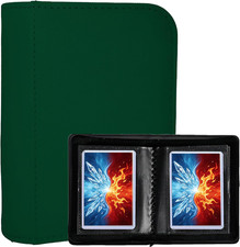 Toploader Binder 30 Cards - 1 Pocket Top Loader Zippered Album