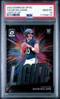 2024 Donruss Optic Caleb Williams Light It Up #1 ROOKIE RC PSA 10 GEM MINT BEARS