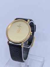 Vintage Raymond Weil Geneve 7010 Gold Plated Mens Watch Manual Wind Working...