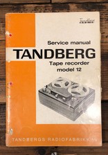Tandberg Model 12 Tape Recorder  Service Manual *Original*