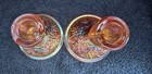 Imperial Glass (IG) Marigold Carnival Candlesticks in Grape n Leaf Discontinued — photo 2