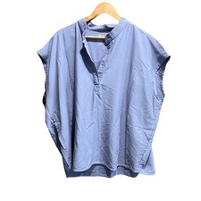 FIGS Technical Collection Light Blue Rafaela Oversized Womens Scrub Top Size XXL