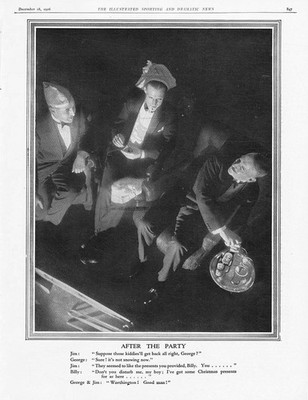 WORTHINGTON'S ALES After the Party - Vintage Werbung 1926