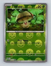 Foongus 010 2025 Pokemon S&V Black Bolt Poke Ball Reverse Holo Card NM+